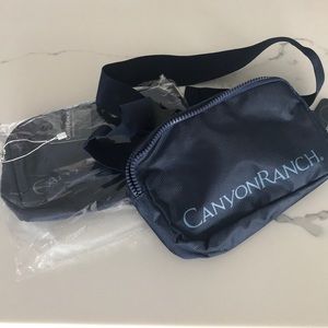 Navy blue Canyon Ranch fanny pack (2 in total)